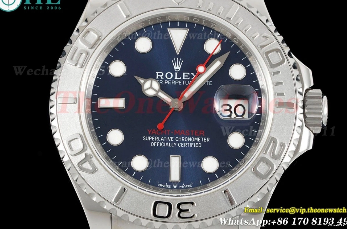 126622 40mm Blue Dot SS Yacht-Master A2836 SS GSF 0218